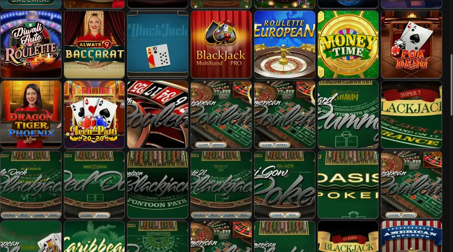 Интерфейс Jet casino с бонусами